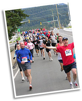 record numbers stream down Pratt Road